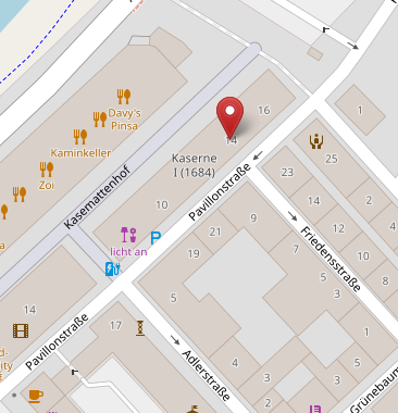 Anfahrtskarte zur Praxis in Saarlouis via Google Maps